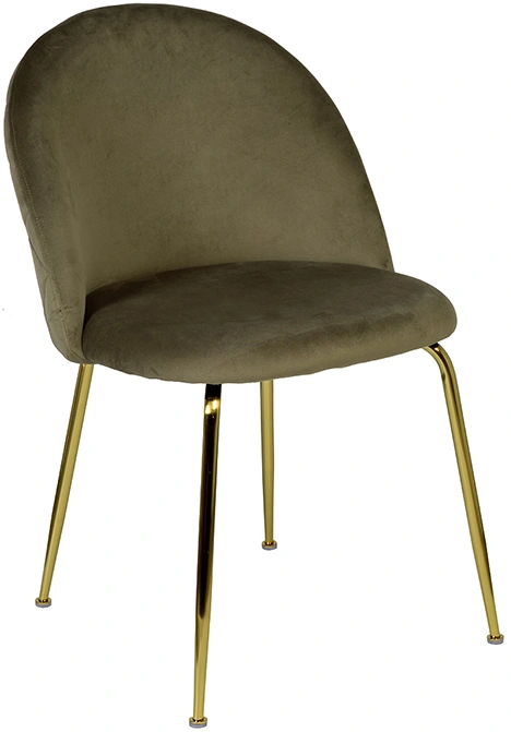 Стул 30C-30177, мягкий, велюр, хаки