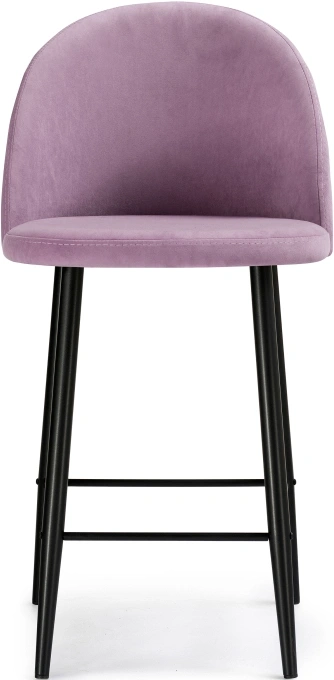 Полубарный стул Амизуре, лавандовый / черный матовый