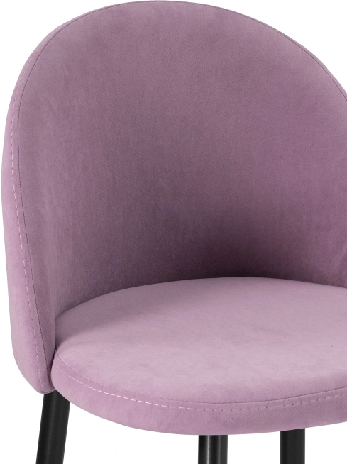 Полубарный стул Амизуре, лавандовый / черный матовый