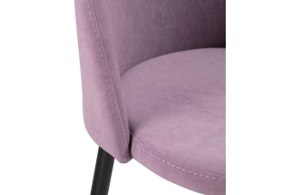 Полубарный стул Амизуре, лавандовый / черный матовый