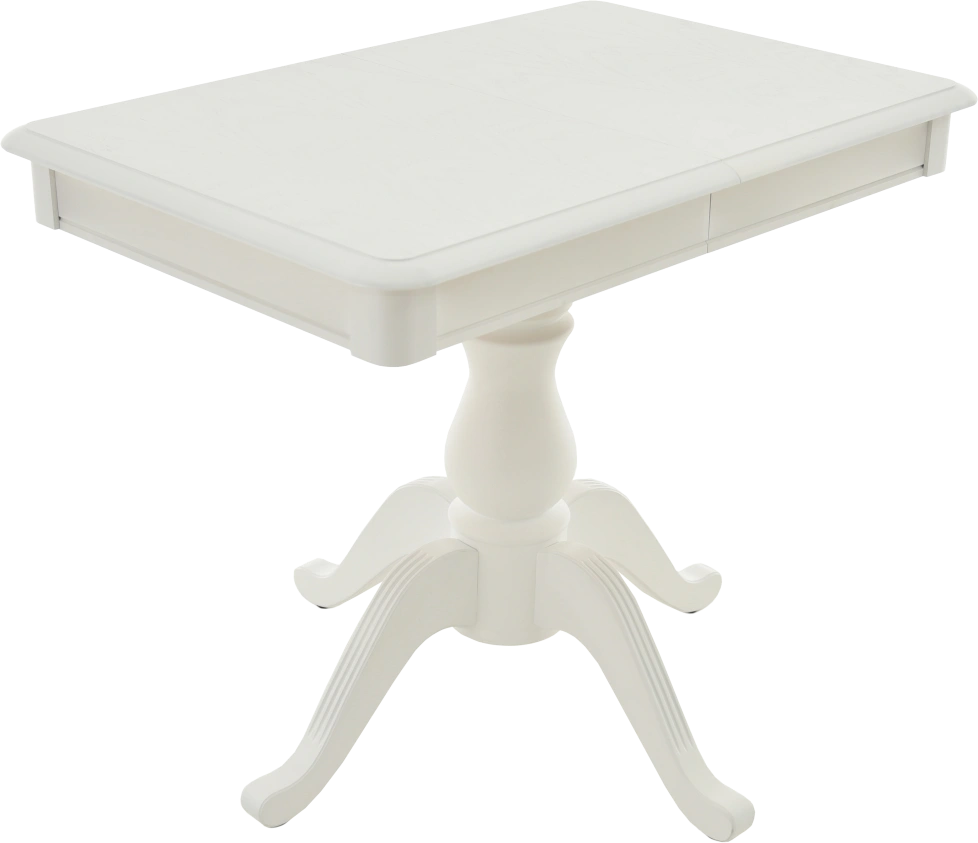 Кухонный стол Фабрицио-1 мини, 90, эмаль белая, каркас белый