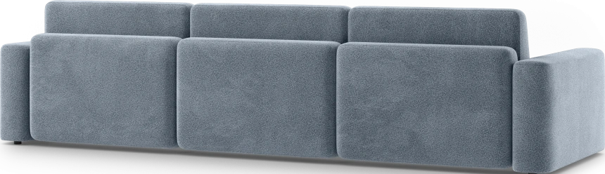 Диван П-образный трехместный Дарио, модель 144, OVIS 78 (синий)