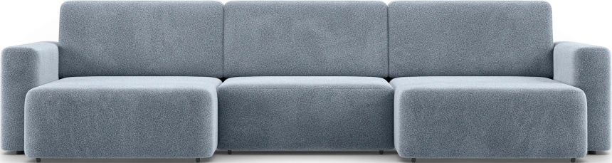 Диван П-образный трехместный Дарио, модель 144, OVIS 78 (синий)