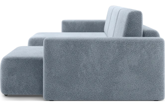 Диван П-образный трехместный Дарио, модель 144, OVIS 78 (синий)