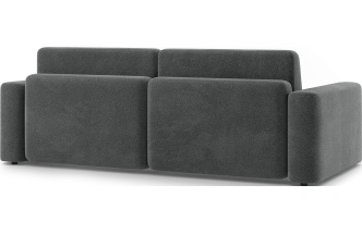 Диван угловой двухместный Дарио, модель 144, OVIS 86 (графитовый)