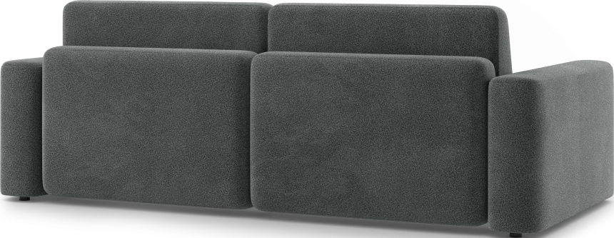 Диван угловой двухместный Дарио, модель 144, OVIS 86 (графитовый)