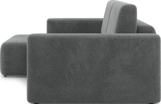 Диван угловой двухместный Дарио, модель 144, OVIS 86 (графитовый)