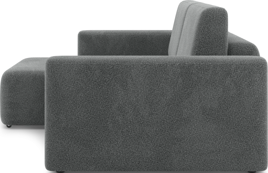 Диван угловой двухместный Дарио, модель 144, OVIS 86 (графитовый)