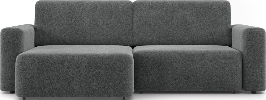 Диван угловой двухместный Дарио, модель 144, OVIS 86 (графитовый)