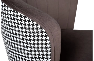 Барный стул 30C-309W SER, велюр, серо-коричневый 