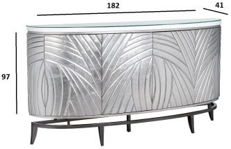 Комод ART-2932, с полками