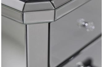 Тумба прикроватная KFC882, с ящиками 