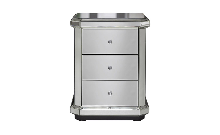 Тумба прикроватная KFC882, с ящиками 