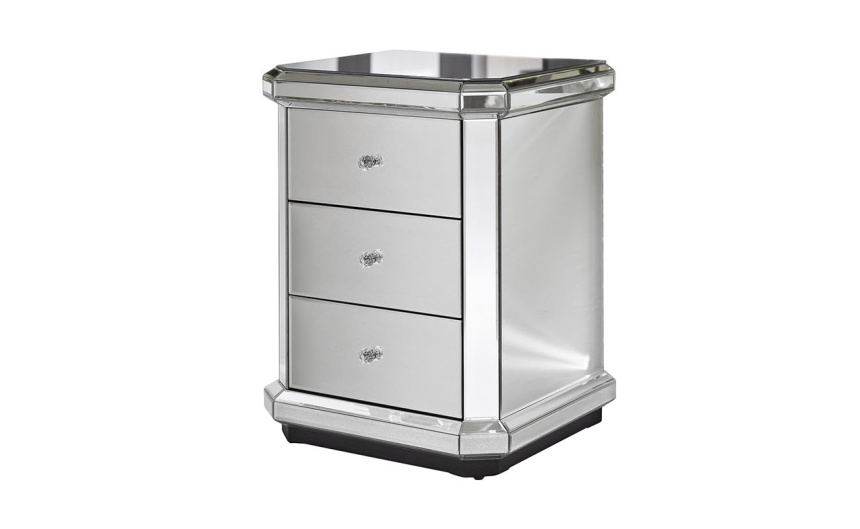 Тумба прикроватная KFC882, с ящиками 