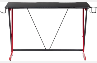 Стол компьютерный Kolman, black / red