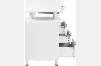 Стол компьютерный Erida, white