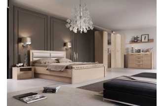 Шкаф угловой Элана, 90x90x218.5, распашной для одежды, дуб сонома