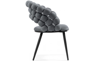 Стул Ball, дизайнерский, dark gray / black