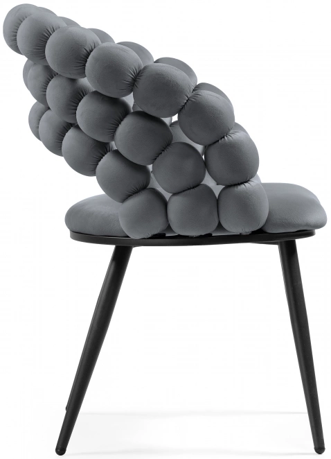 Стул Ball, дизайнерский, dark gray / black