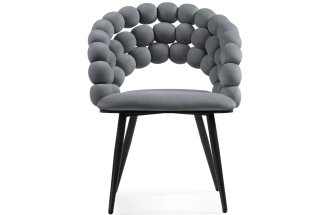 Стул Ball, дизайнерский, dark gray / black