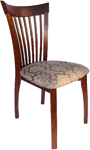 Стул Тулон, деревянный с мягким сиденьем, андрис вензель 37-2 жаккард, каркас коньяк