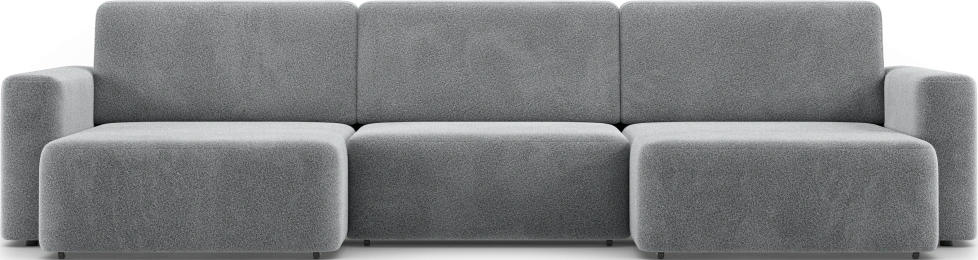 Диван П-образный трехместный Дарио, модель 144, OVIS 83 (темно-серый)