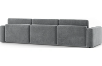 Диван П-образный трехместный Дарио, модель 144, OVIS 83 (темно-серый)