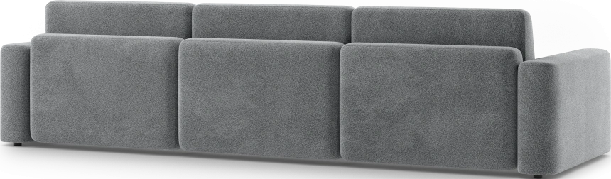 Диван П-образный трехместный Дарио, модель 144, OVIS 83 (темно-серый)