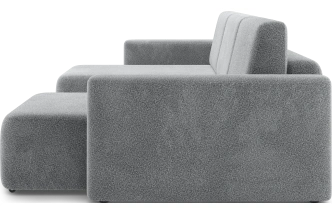 Диван П-образный трехместный Дарио, модель 144, OVIS 83 (темно-серый)