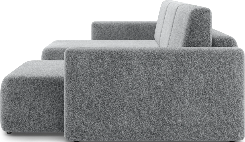 Диван П-образный трехместный Дарио, модель 144, OVIS 83 (темно-серый)