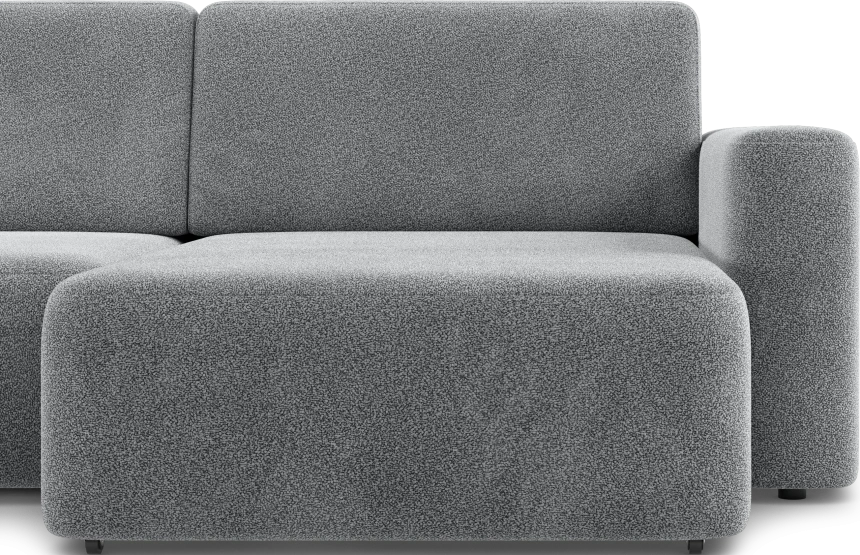 Диван П-образный трехместный Дарио, модель 144, OVIS 83 (темно-серый)