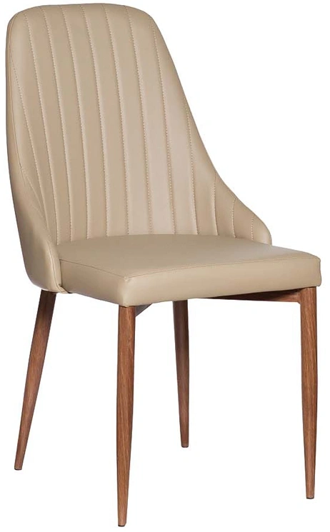 Стул 30C-905, мягкий, экокожа, бежевый