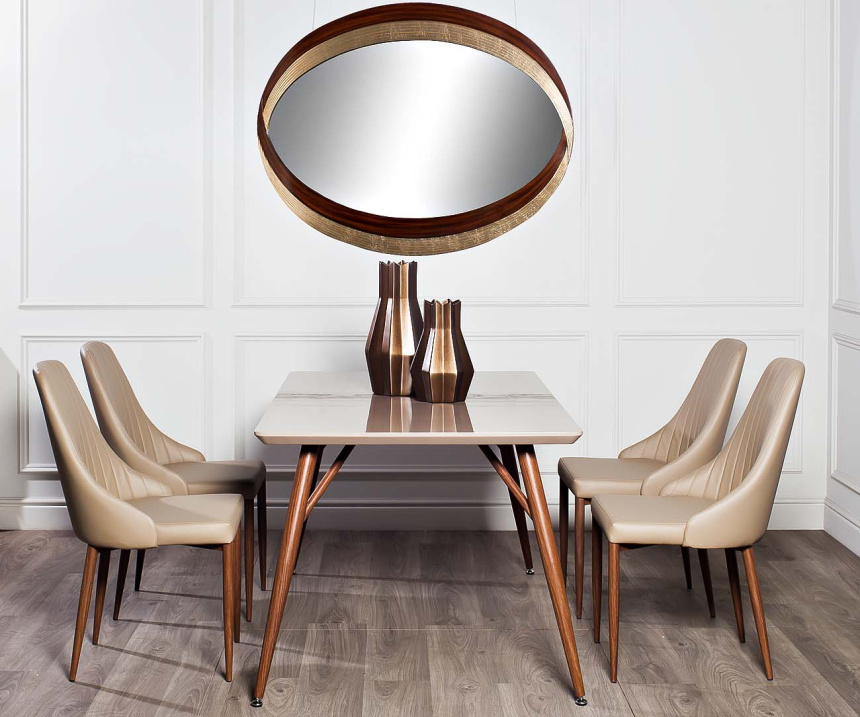 Стул 30C-905, мягкий, экокожа, бежевый