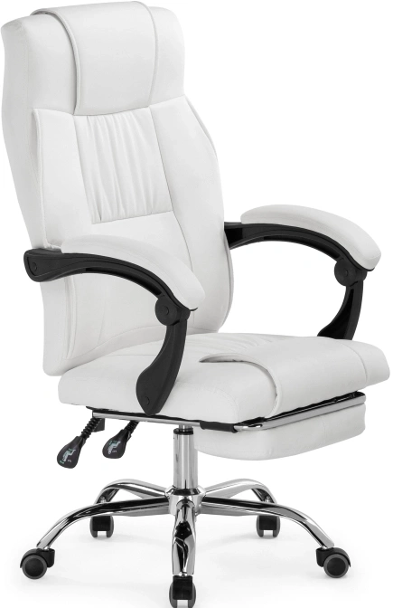 Офисное кресло Born, с подставкой для ног, белый