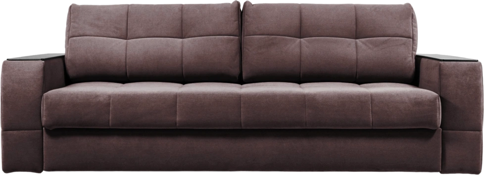 Диван прямой Сиэтл, ткань Lamb dimrose, декор Структурный кофе