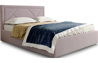 Кровать Сиеста 180, двуспальная, мягкая, альба роза