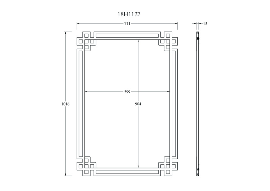 Зеркало настенное KFE1270 