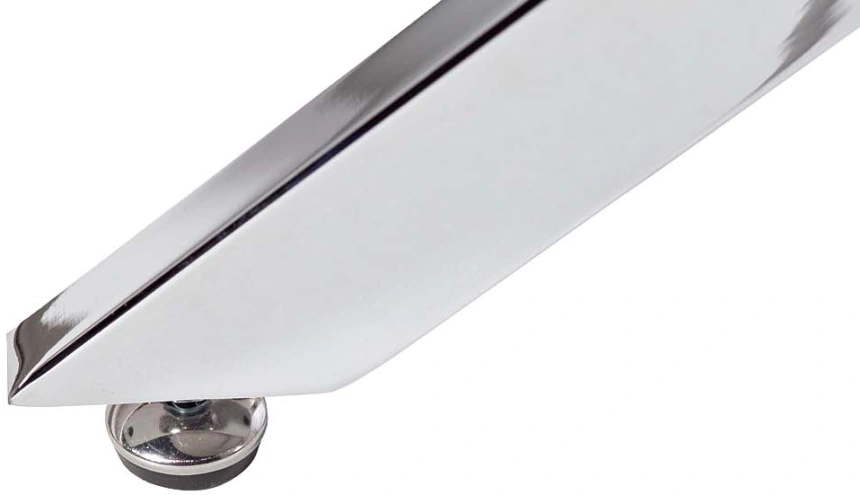 Обеденный стол 30F-STOL/OB-9571, МДФ, белый мрамор / хром