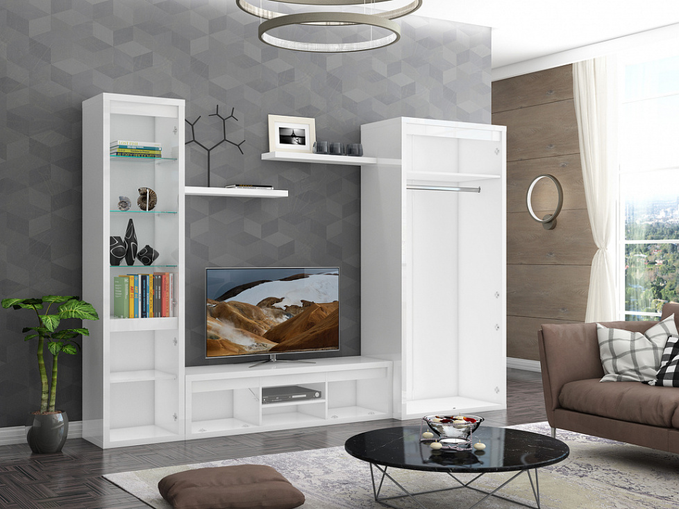 Модульная гостиная Норден 2, белый