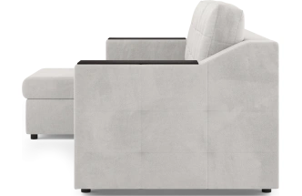 Диван угловой Невада, модель 020, комплектация 2, Omega 01 (бежевый)