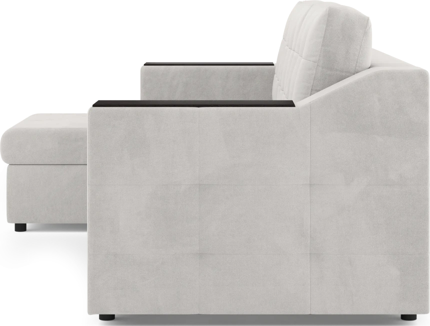 Диван угловой Невада, модель 020, комплектация 2, Omega 01 (бежевый)