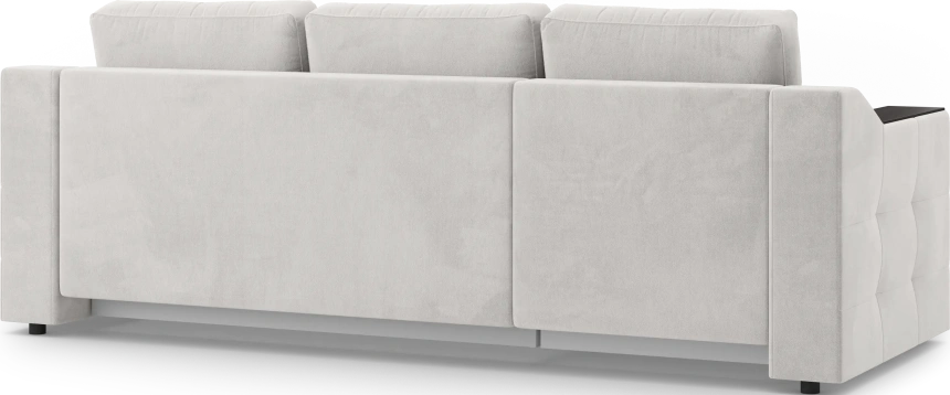 Диван угловой Невада, модель 020, комплектация 2, Omega 01 (бежевый)