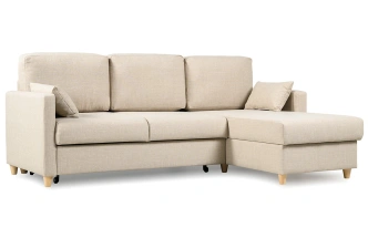 Диван угловой Дилан, Forte Linen (бежевый)