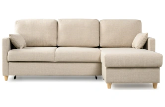 Диван угловой Дилан, Forte Linen (бежевый)