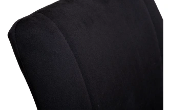 Барный стул 30C-DX-2091 BLK, велюр, черный 
