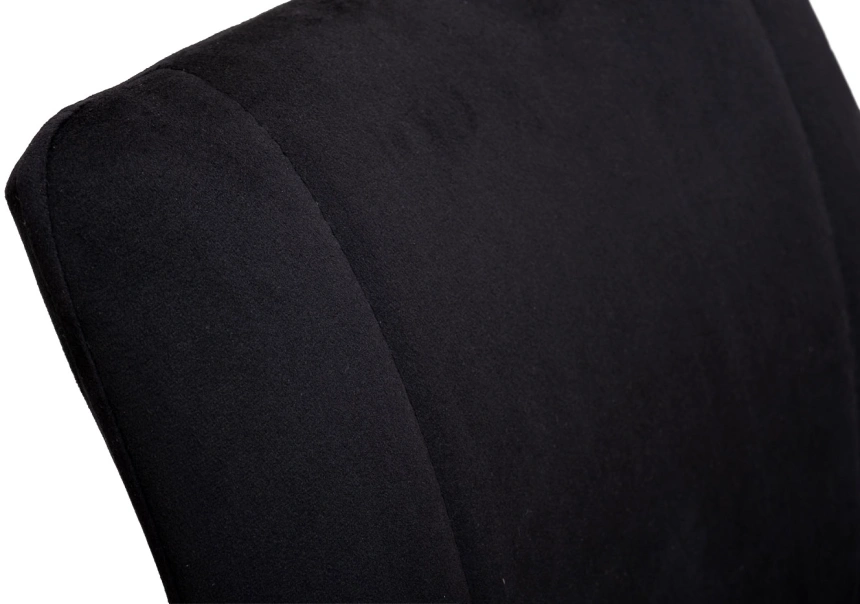 Барный стул 30C-DX-2091 BLK, велюр, черный 