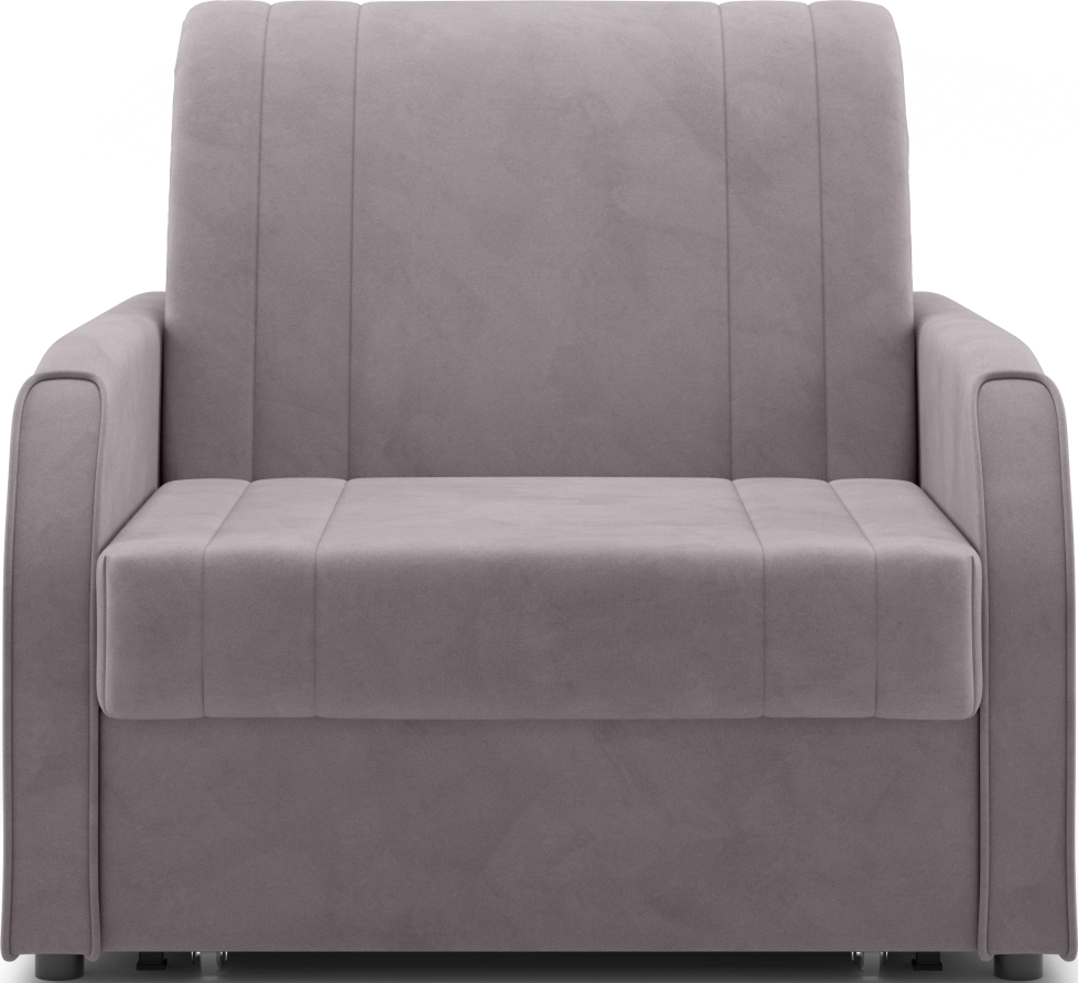 Кресло-кровать Турин 80, модель 053, Velutto 08 (серый)