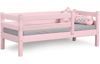 Детская кровать Соня, 70*160, с бортиками, розовый