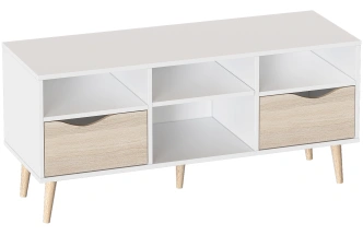 Модульная гостиная Соната 2, белый фон / дуб сонома