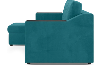 Диван угловой Невада, модель 020, комплектация 2, Omega 61 (зелёный)